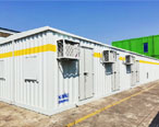 某客戶定制的電力預制艙生產完成
